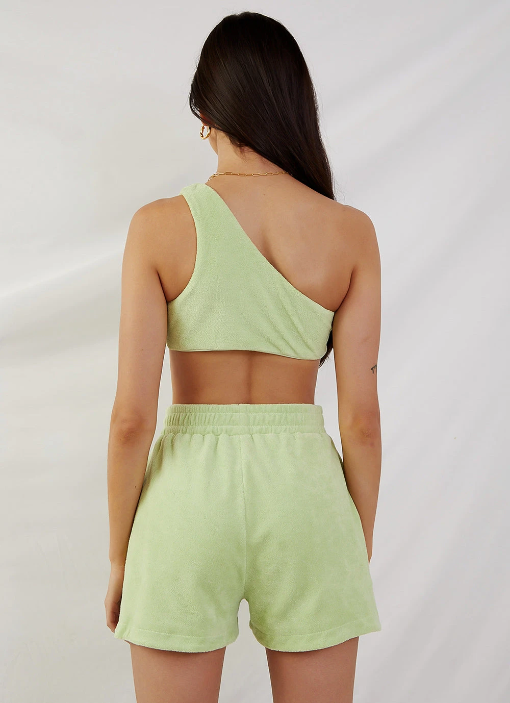 Peppermayo Exclusive New & Most Loved Solstice Terry Crop Top - Green 5 Peppermayo Exclusive New & Most Loved Solstice Terry Crop Top - Green