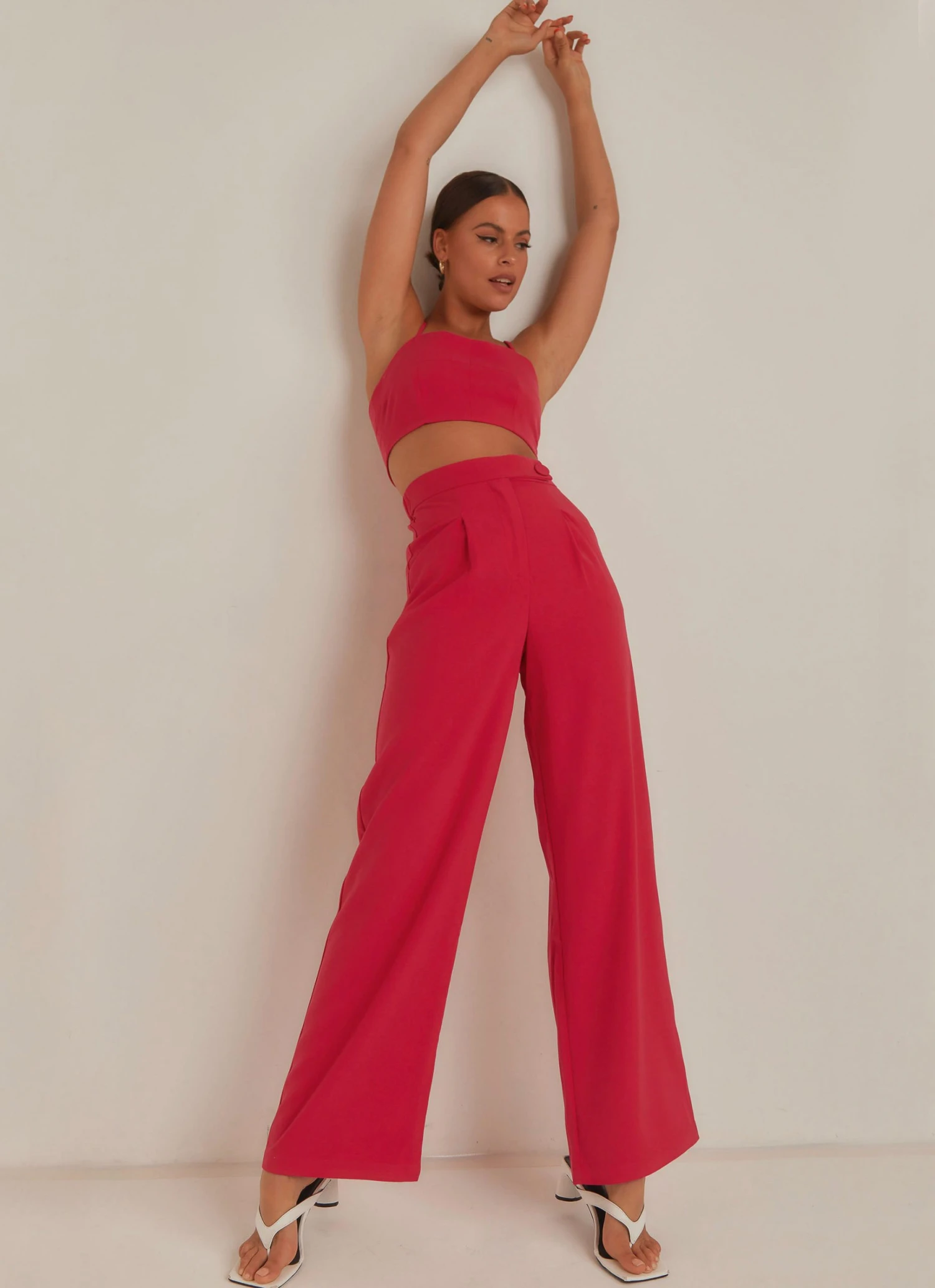 4th & Reckless New & Most Loved Vivian Trouser - Hot Pink 1 4th & Reckless New & Most Loved Vivian Trouser - Hot Pink