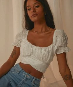 Peppermayo New Horizons Top - White New & Most Loved