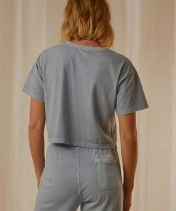 Champion New & Most Loved Vintage Dye Crop Tee - Wildflower Blue 9 Champion New & Most Loved Vintage Dye Crop Tee - Wildflower Blue