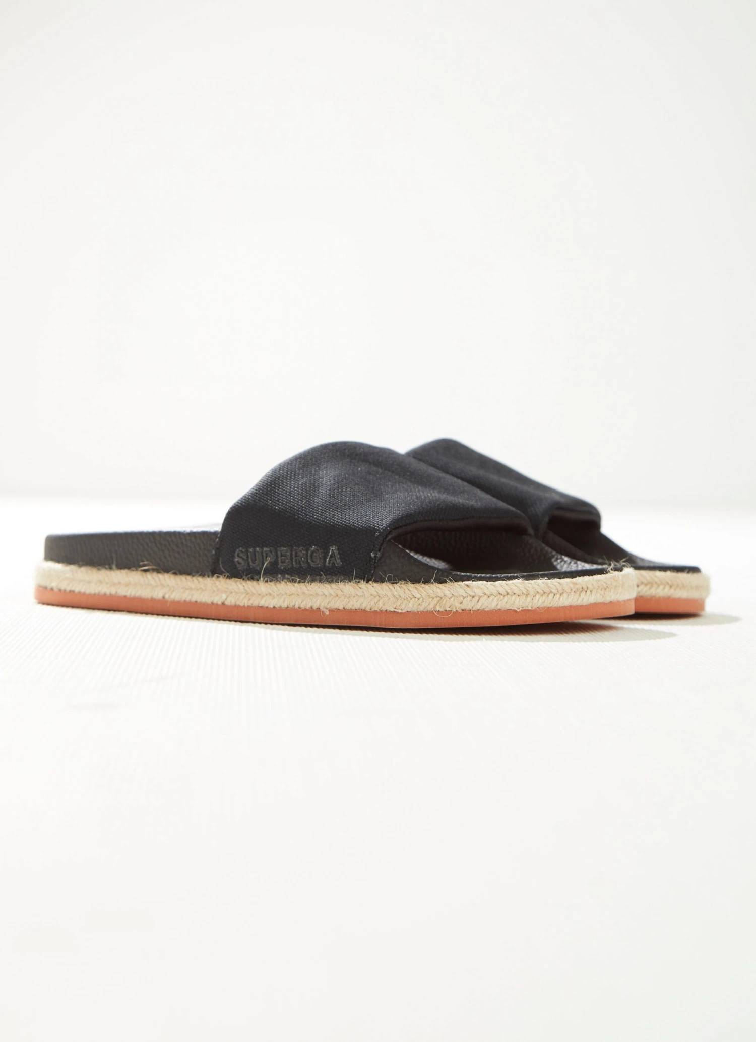 Superga 1908 Slides Organic Canvas Rop - 005 Black New & Most Loved 3 Superga 1908 Slides Organic Canvas Rop - 005 Black New & Most Loved