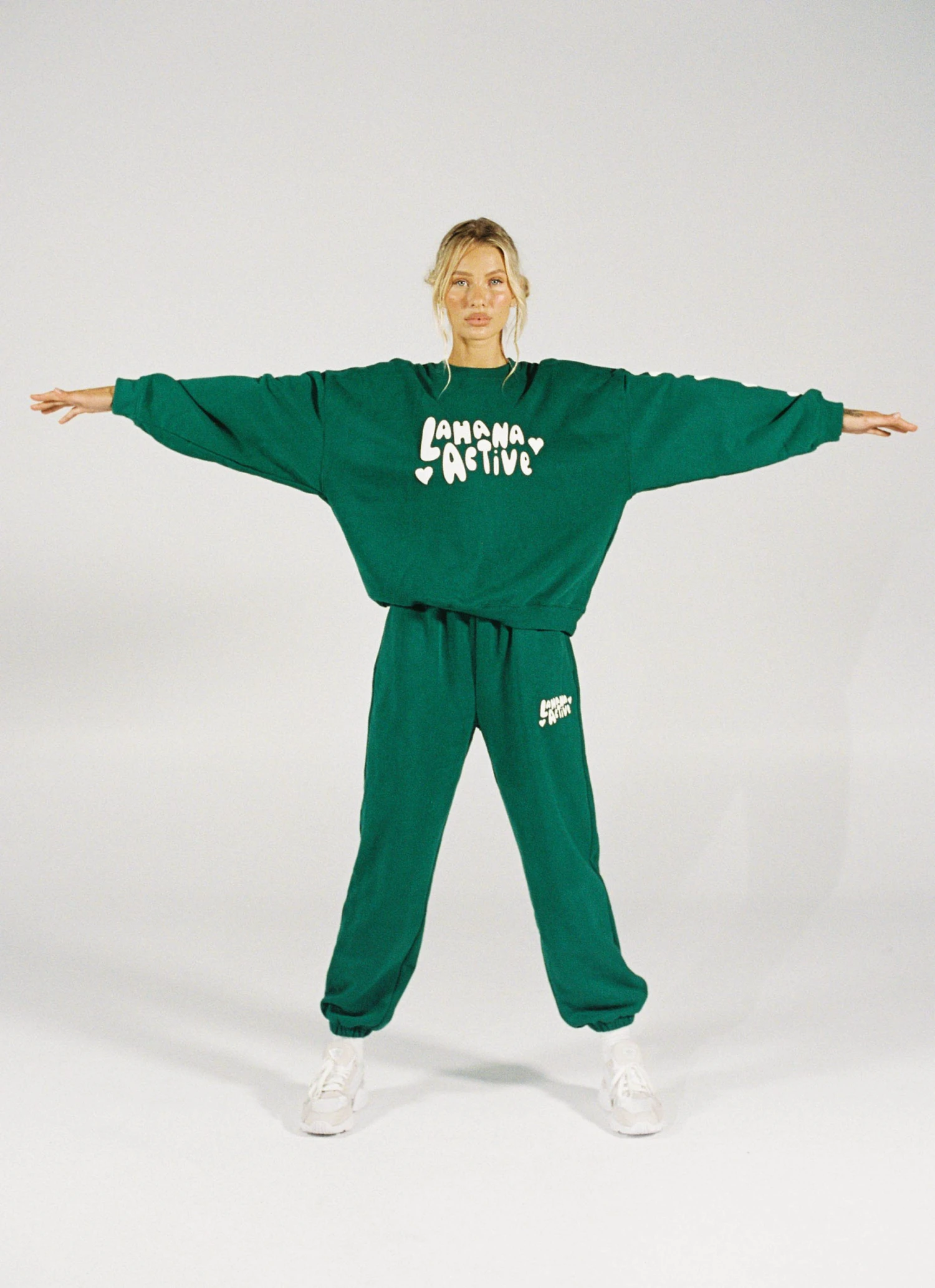 LaHana Swim Brooklyn Trackpant - Green 1 LaHana Swim Brooklyn Trackpant - Green