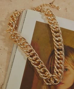 Peppermayo Madison Ave Necklace - Gold New & Most Loved