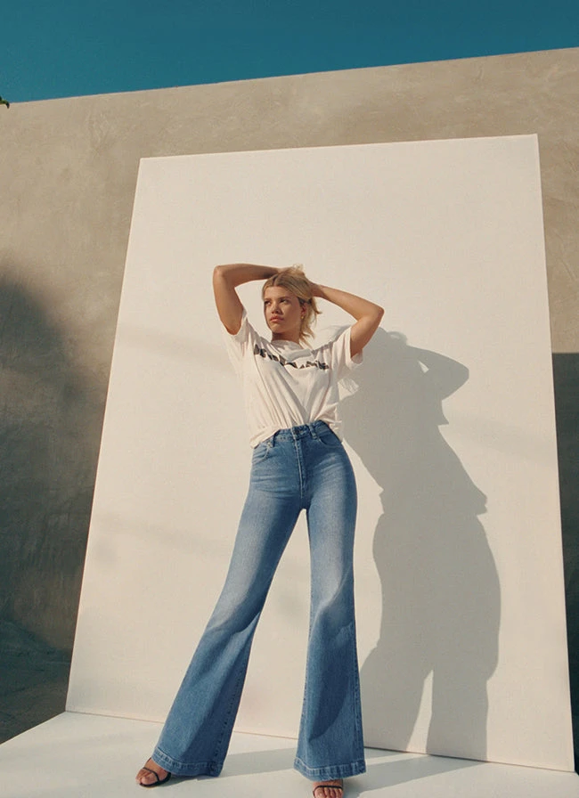 Rolla's Eastcoast Flare Jean - Karen Blue 9 Rolla's Eastcoast Flare Jean - Karen Blue