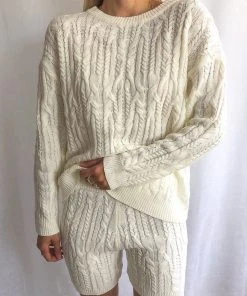 Peppermayo London Love Knit Jumper - White New Tops