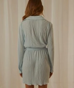 Peppermayo Exclusive Soho Chic Shirt Dress - Baby Blue 11 Peppermayo Exclusive Soho Chic Shirt Dress - Baby Blue