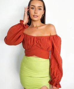 Peppermayo Inner Bloom Top - Rust New Tops