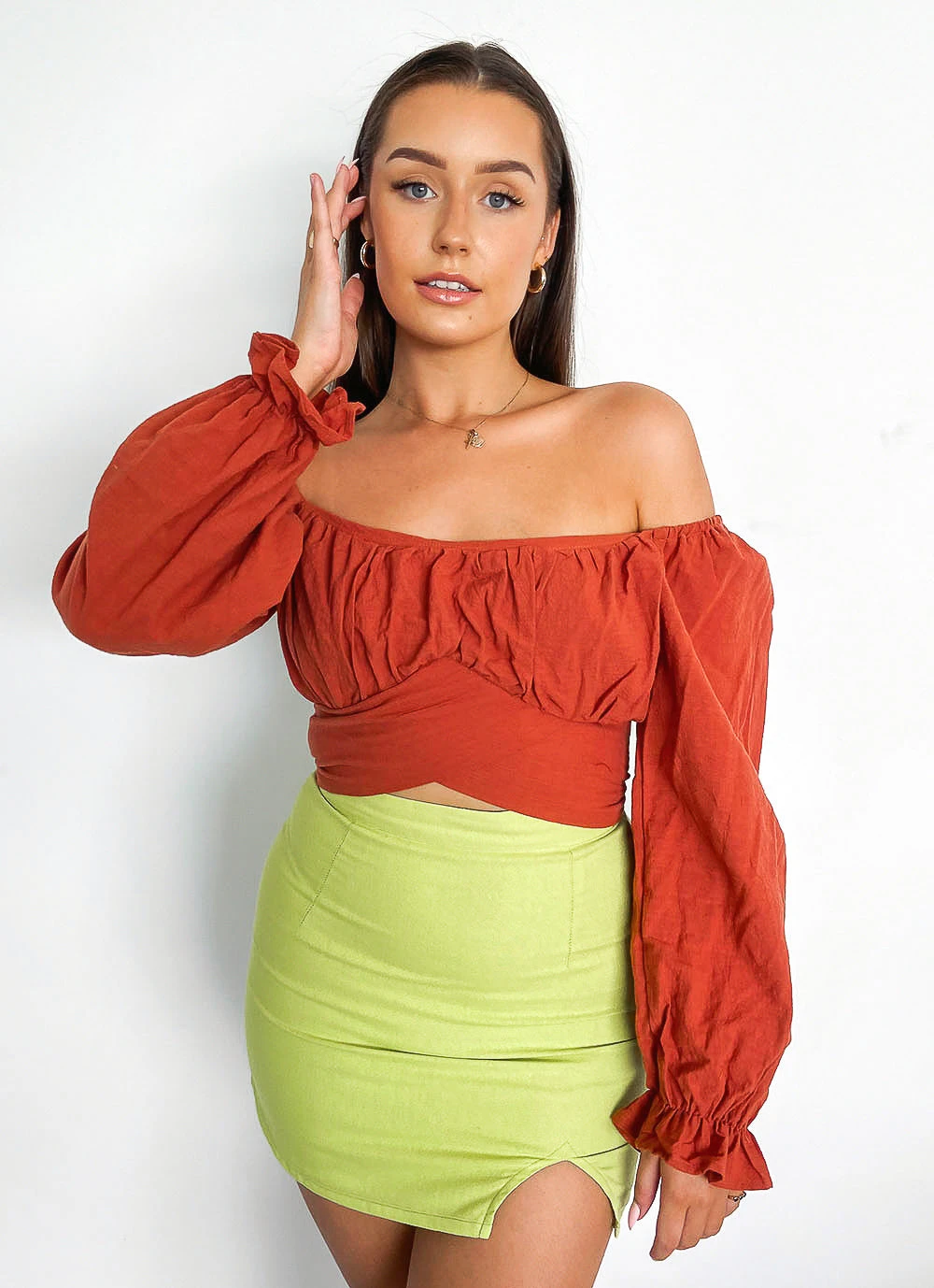 Peppermayo Inner Bloom Top - Rust New Tops 1 Peppermayo Inner Bloom Top - Rust New Tops