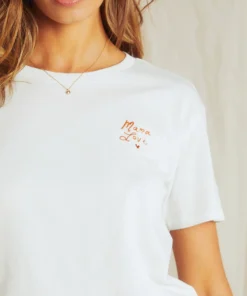 Amuse Society Seasonal Mama Love Tee - Vintage White