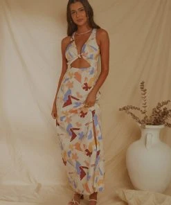 Peppermayo Exclusive Italian Love Maxi Dress - Abstract Resort New & Most Loved 8 Peppermayo Exclusive Italian Love Maxi Dress - Abstract Resort New & Most Loved