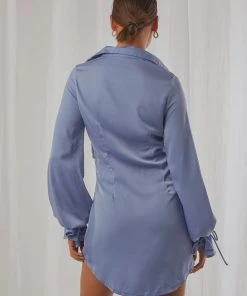 Peppermayo Don't Stop Me Now Mini Dress - Blue