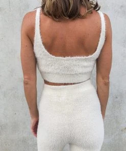 Peppermayo Ride Along Knit Crop - Cream