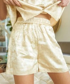 Peppermayo Exclusive Apartment In Paris Shorts - Beige New & Most Loved