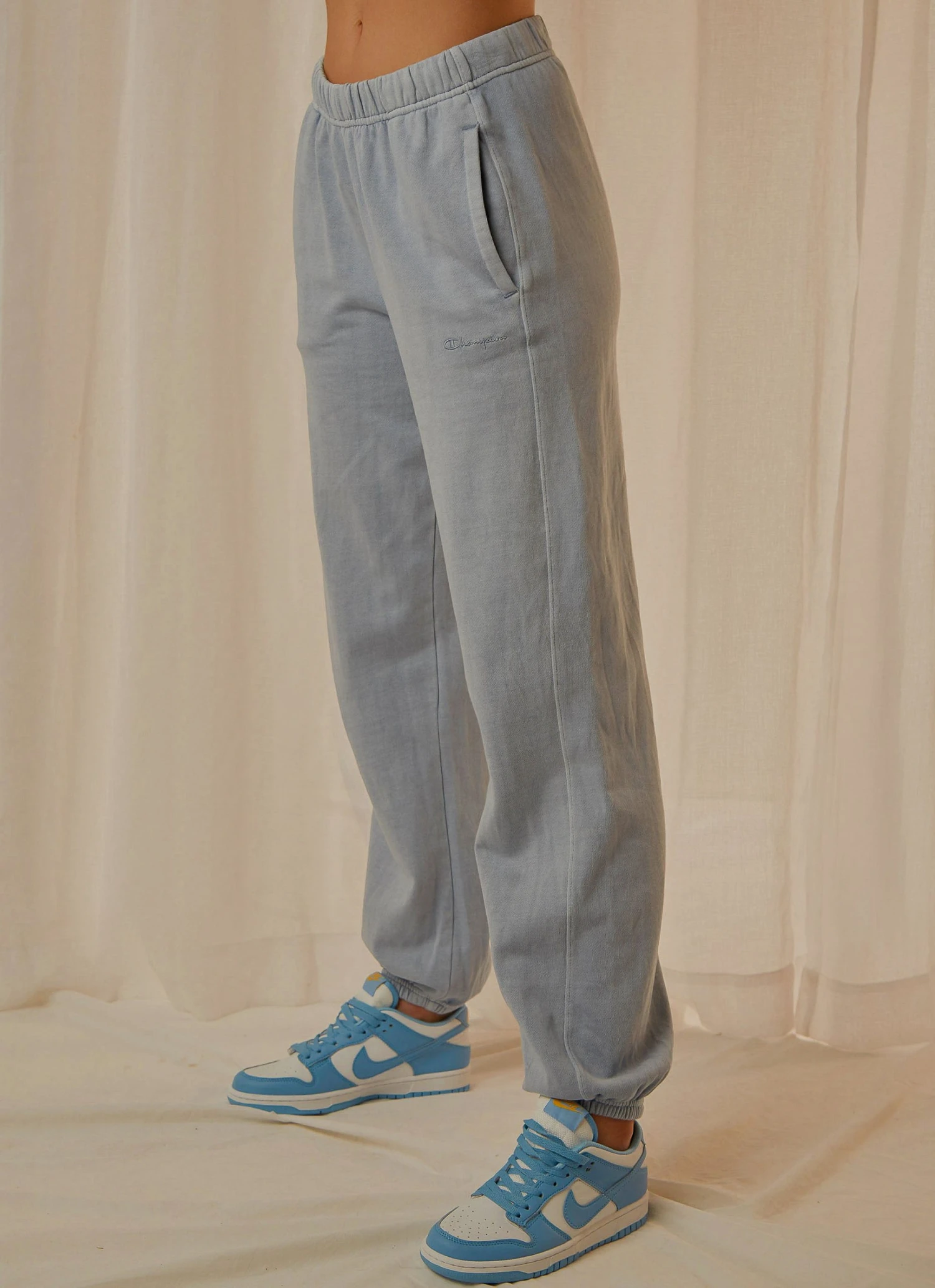 Champion Vintage Dye Boyfriend Jogger - Wildflower Blue New & Most Loved 5 Champion Vintage Dye Boyfriend Jogger - Wildflower Blue New & Most Loved