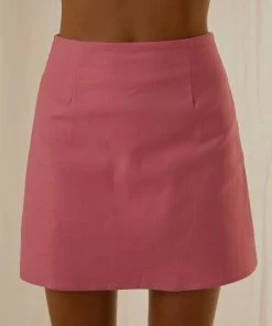 Peppermayo Exclusive New & Most Loved Rooftop Drinks Mini Skirt - Pink - Pre-Order
