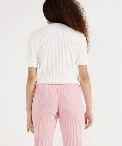 Rue Stiic Pamela Knit Tee - White 9 Rue Stiic Pamela Knit Tee - White