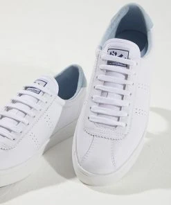 Superga 2843 CLUBS SNEAKER - A0E White/Blue New & Most Loved