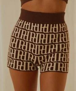 Peppermayo Exclusive Remix It Knit Short - Logo Mania