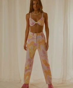Peppermayo Exclusive Keep Your Heart Pants - Pyschedelic New & Most Loved