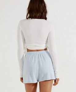 Peppermayo Low Tide Knit Shorts - Blue 11 Peppermayo Low Tide Knit Shorts - Blue