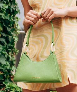 The Wolf Gang Lola Mini Shoulder Bag - Lime Leather New & Most Loved