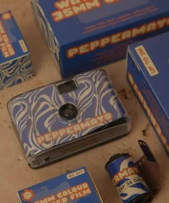 Peppermayo Exclusive Art Trip PM 35mm Reuseable Film Camera - Cobalt Marble 8 Peppermayo Exclusive Art Trip PM 35mm Reuseable Film Camera - Cobalt Marble