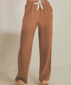 Nude Lucy Marvin Wide Leg Pant - Coffee 7 Nude Lucy Marvin Wide Leg Pant - Coffee