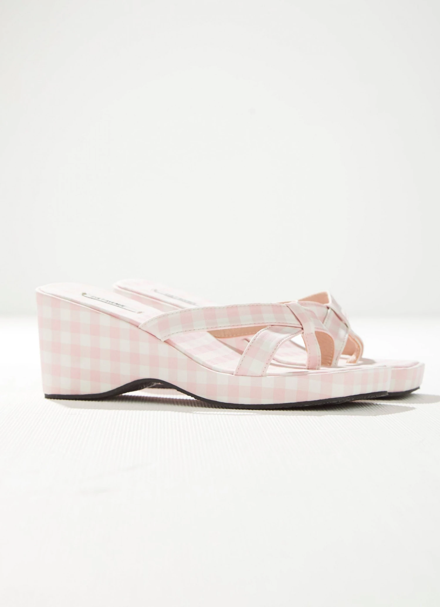 Cult Avenue Bettina Mule - Bubblegum Gingham New & Most Loved 5 Cult Avenue Bettina Mule - Bubblegum Gingham New & Most Loved