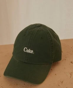 American Needle Coke Micro Slouch Cap - Dark Green
