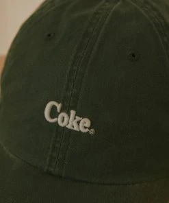 American Needle Coke Micro Slouch Cap - Dark Green