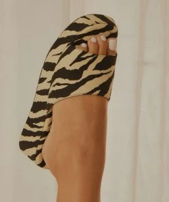 Cult Avenue New & Most Loved Darby Mule - Beige Zebra