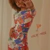 Peppermayo Exclusive New & Most Loved Sidewalk Style Mini Dress - Stamp Travels - Pre-Order