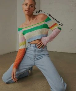 Peppermayo Exclusive Copacabana Crochet Top - Rainbow