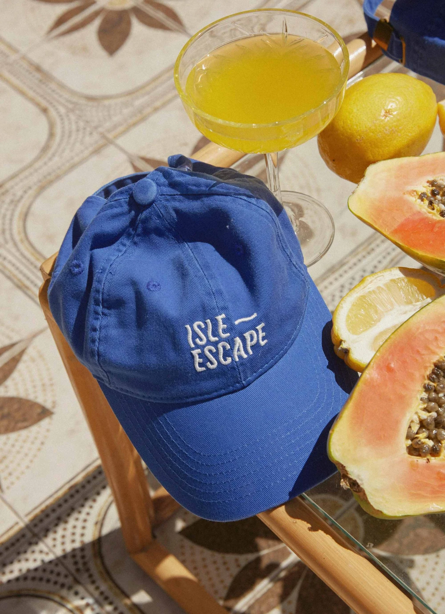 Peppermayo Exclusive New & Most Loved Isle Escape Dad Cap - Cobalt 1 Peppermayo Exclusive New & Most Loved Isle Escape Dad Cap - Cobalt