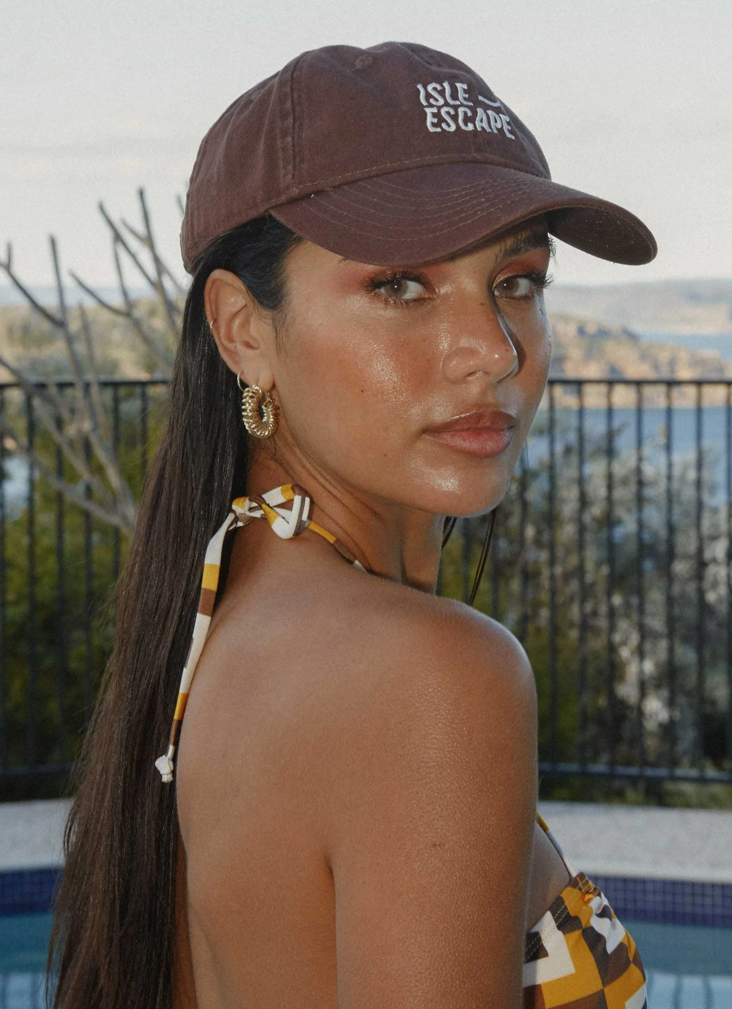 Peppermayo Exclusive Isle Escape Dad Cap - Chocolate New & Most Loved 2 Peppermayo Exclusive Isle Escape Dad Cap - Chocolate New & Most Loved