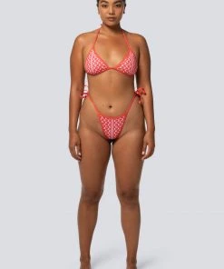 LaHana Swim Missy Bottom - Pink Wave 9 LaHana Swim Missy Bottom - Pink Wave