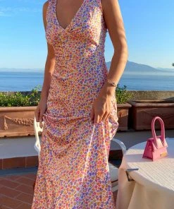 Peppermayo Exclusive Loren Maxi Dress - White Botanica