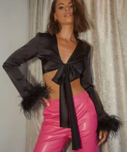 Peppermayo Exclusive Penthouse View Top - Black