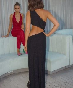 Peppermayo Exclusive New & Most Loved Palace Hotel Maxi Dress - Black