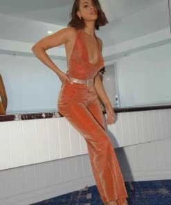 Peppermayo Exclusive Villa Vera Jumpsuit - Tangerine 9 Peppermayo Exclusive Villa Vera Jumpsuit - Tangerine