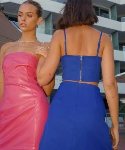 Peppermayo Exclusive Crawford Bustier Top - Cobalt