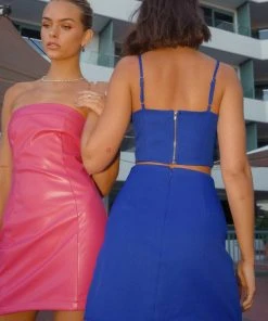 Peppermayo Exclusive Seymour Mini Skirt - Cobalt