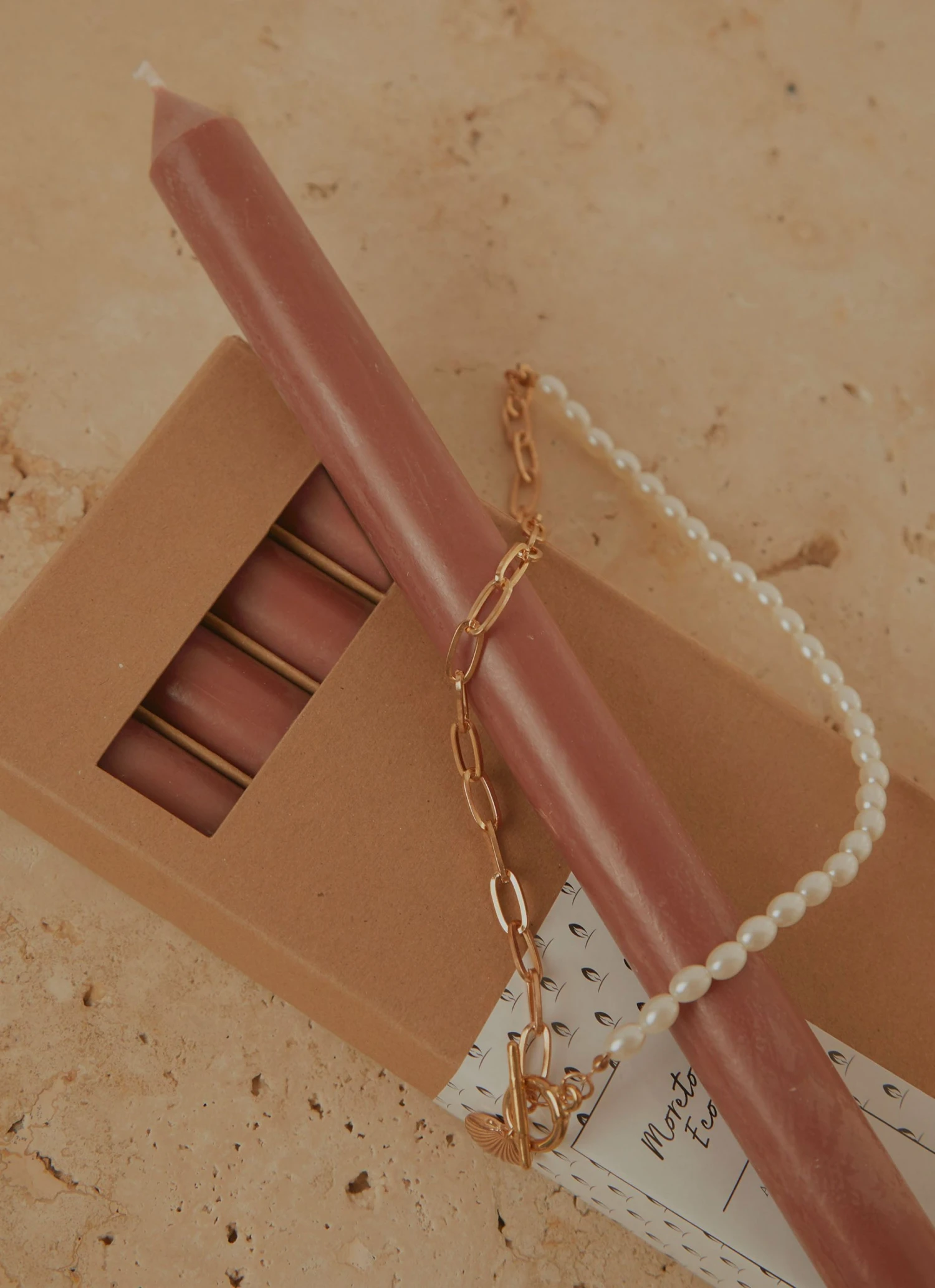 Candle Co Moreton Eco Dinner Candle 4 Pack - Chocolate 2 Candle Co Moreton Eco Dinner Candle 4 Pack - Chocolate