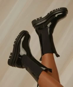 Cult Avenue Annalise Boot - Gloss Black