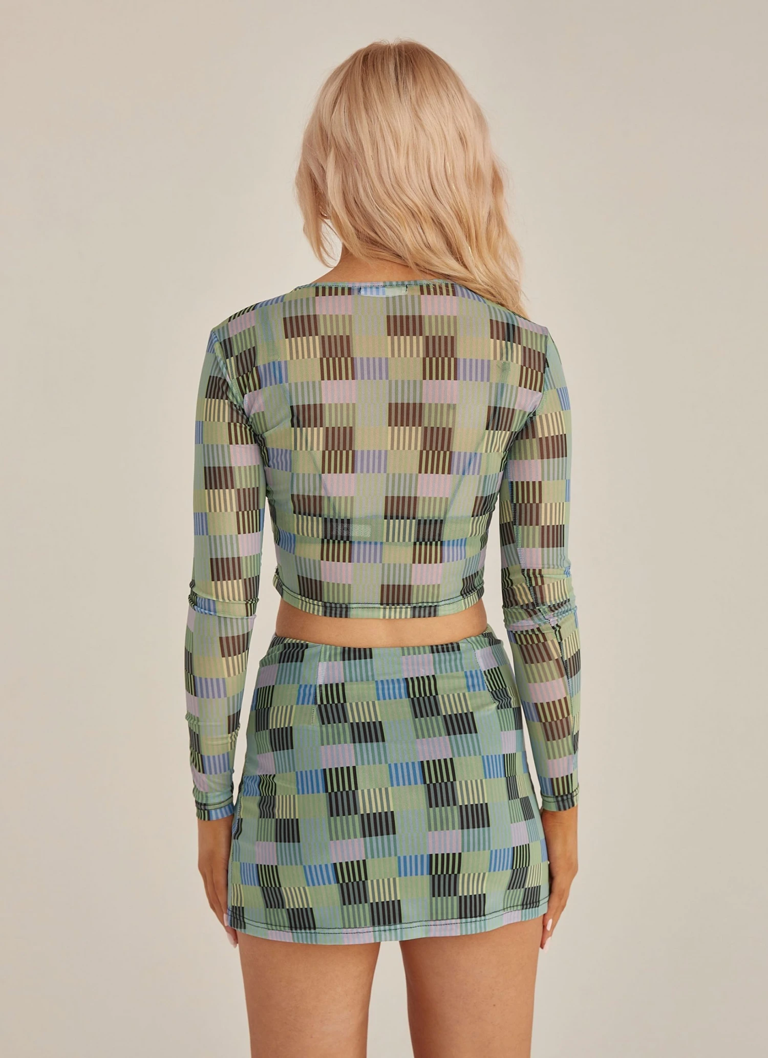 Riley Hubatka X Peppermayo Nights In L.A Mesh Top - Techno Check 5 Riley Hubatka X Peppermayo Nights In L.A Mesh Top - Techno Check