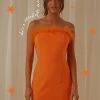 Peppermayo Exclusive Starlight Dancer Dress - Tangerine New & Most Loved