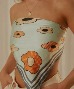 Peppermayo New & Most Loved Away From Home Scarf - Blue Floral