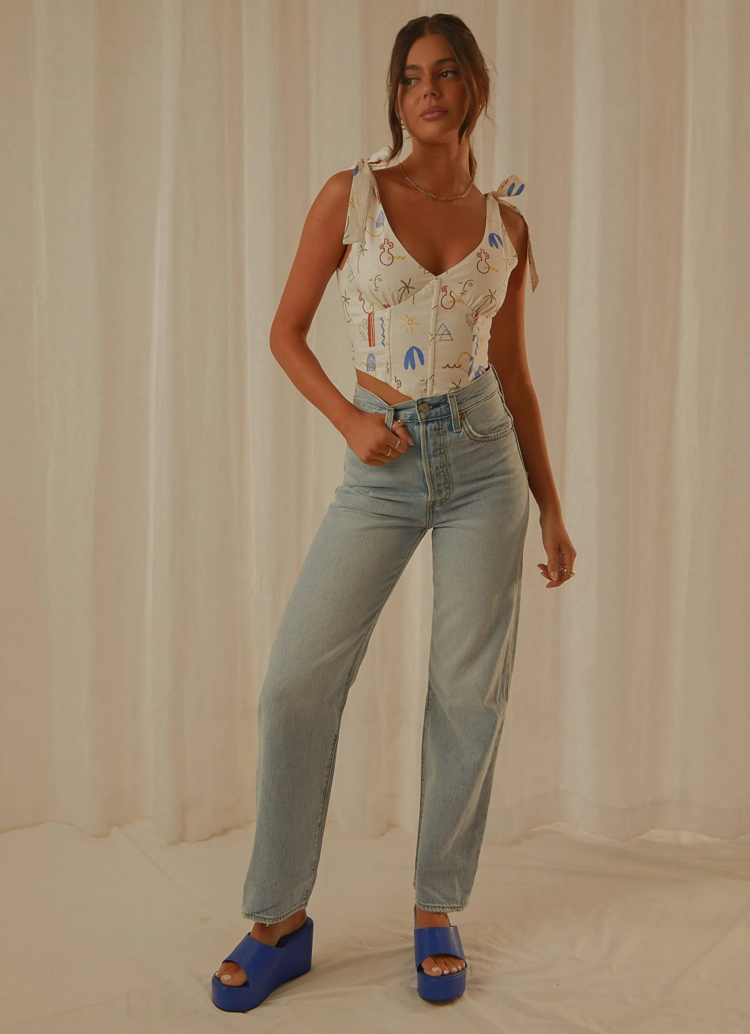 Levi's Ribcage St Ankle - Middle Road New Bottoms 1 Levi's Ribcage St Ankle - Middle Road New Bottoms