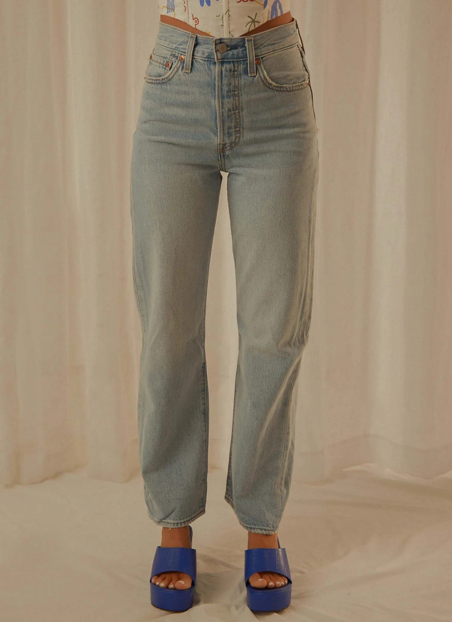 Levi's Ribcage St Ankle - Middle Road New Bottoms 2 Levi's Ribcage St Ankle - Middle Road New Bottoms