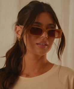 Peppermayo Poolside Disco Sunglasses - Tan New & Most Loved